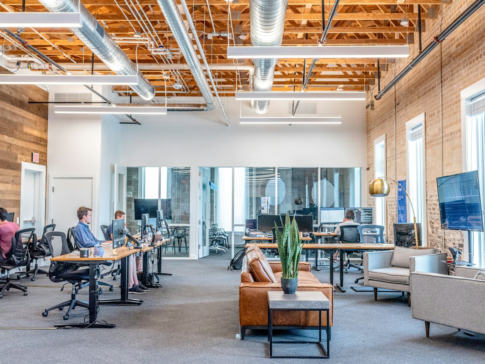Law firm library and workspace